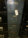 4 Drawer, Metal File Cabinet