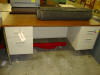 Metal Office Desk and Credenza